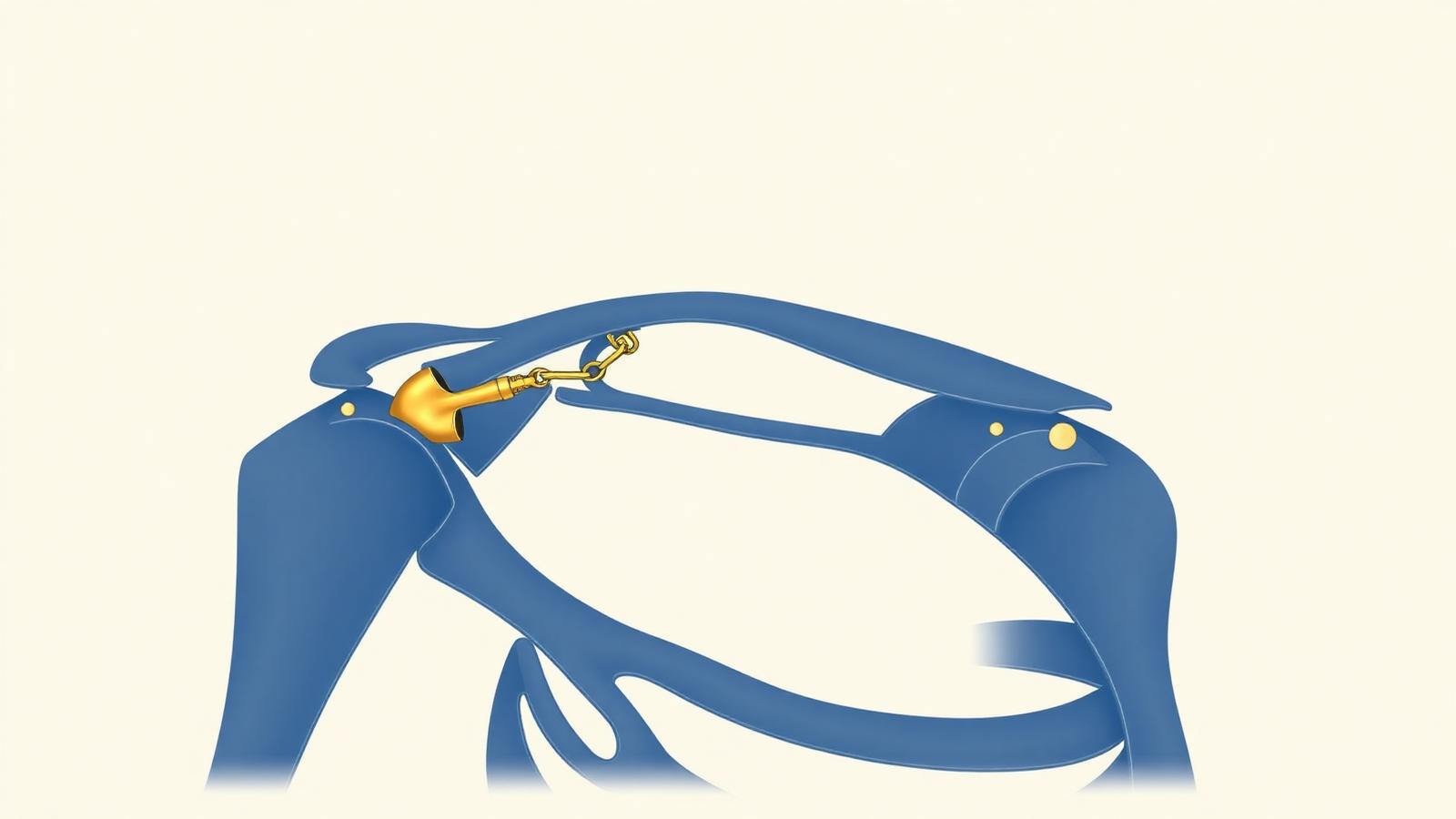 Illustration, La luxation acromio-claviculaire